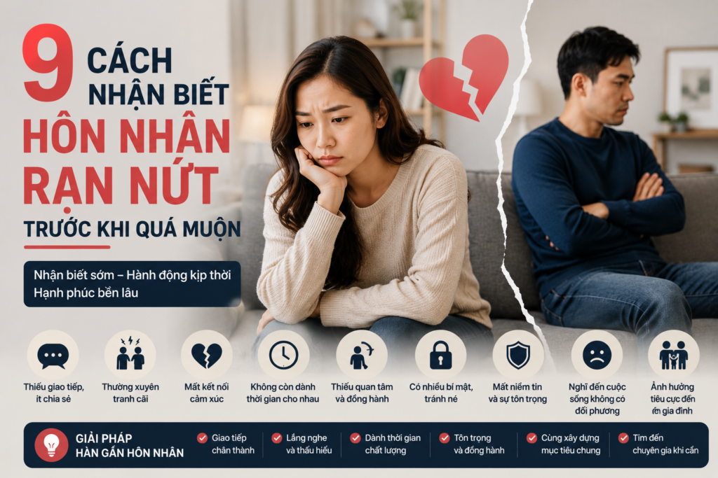 Hôn nhân rạn nứt 9 Cách Nhận Biết Hôn Nhân