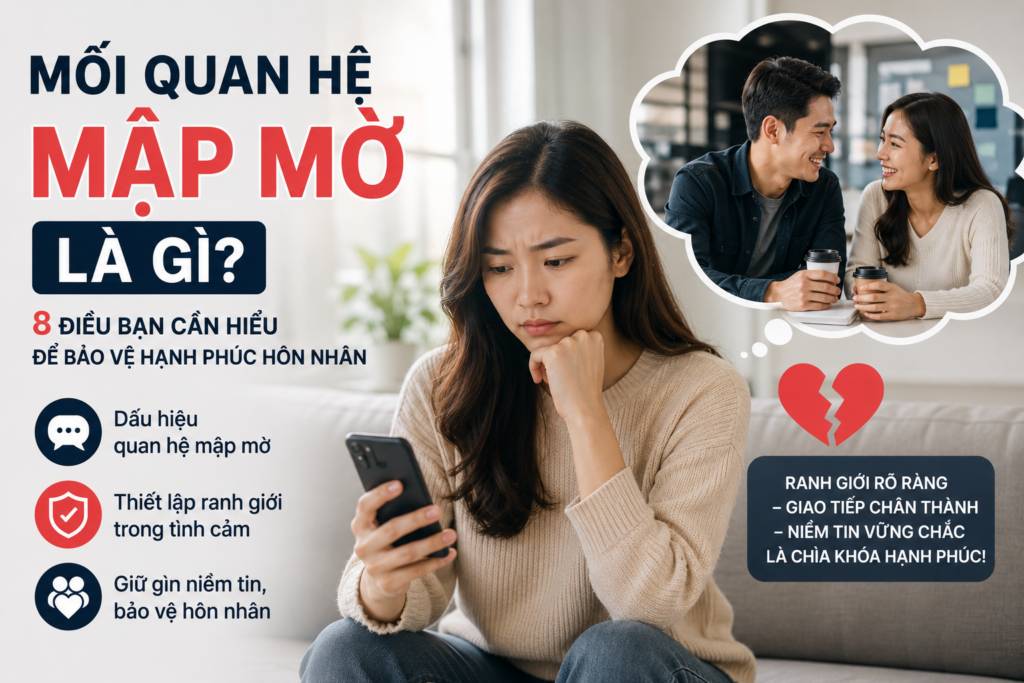 Mối Quan Hệ Mập Mờ Là Gì? 8 Điều Bạn Cần Hiểu Để Bảo Vệ Hạnh Phúc Hôn Nhân