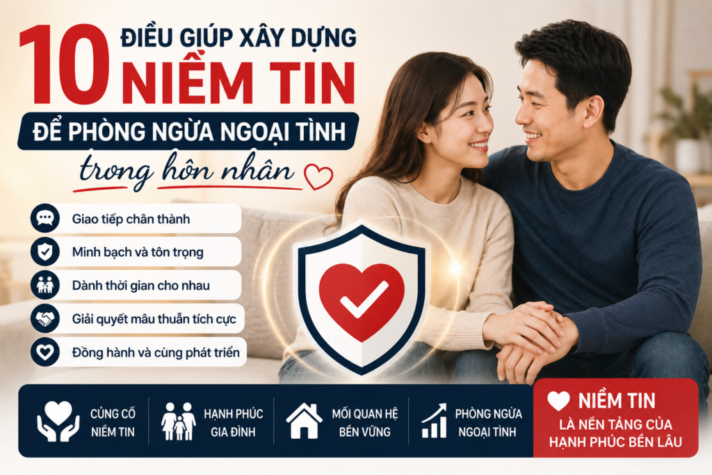 10 Điều Giúp Xây Dựng Niềm Tin Để Phòng Ngừa Ngoại Tình Trong Hôn Nhân
