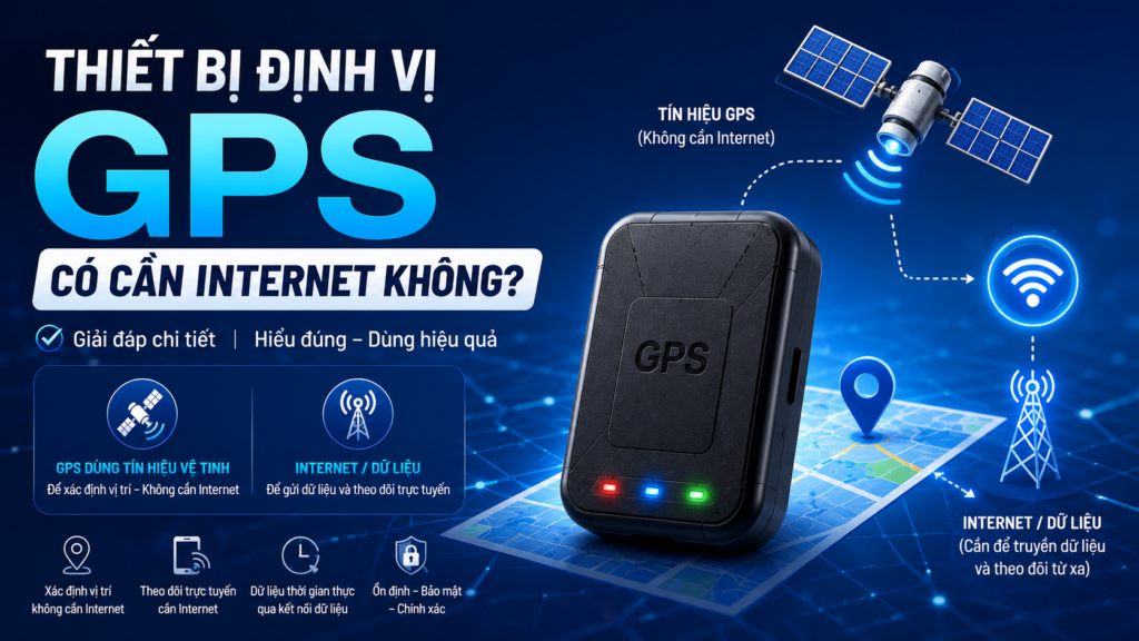 Thiết Bị Định Vị GPS Có Cần Internet Không? Giải Đáp Chi Tiết Cho Người Mới