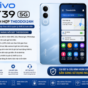 Vivo Y39 5G tích hợp Theodoi24h hỗ trợ theo dõi GPS, cuộc gọi, tin nhắn và quản lý thiết bị từ xa.